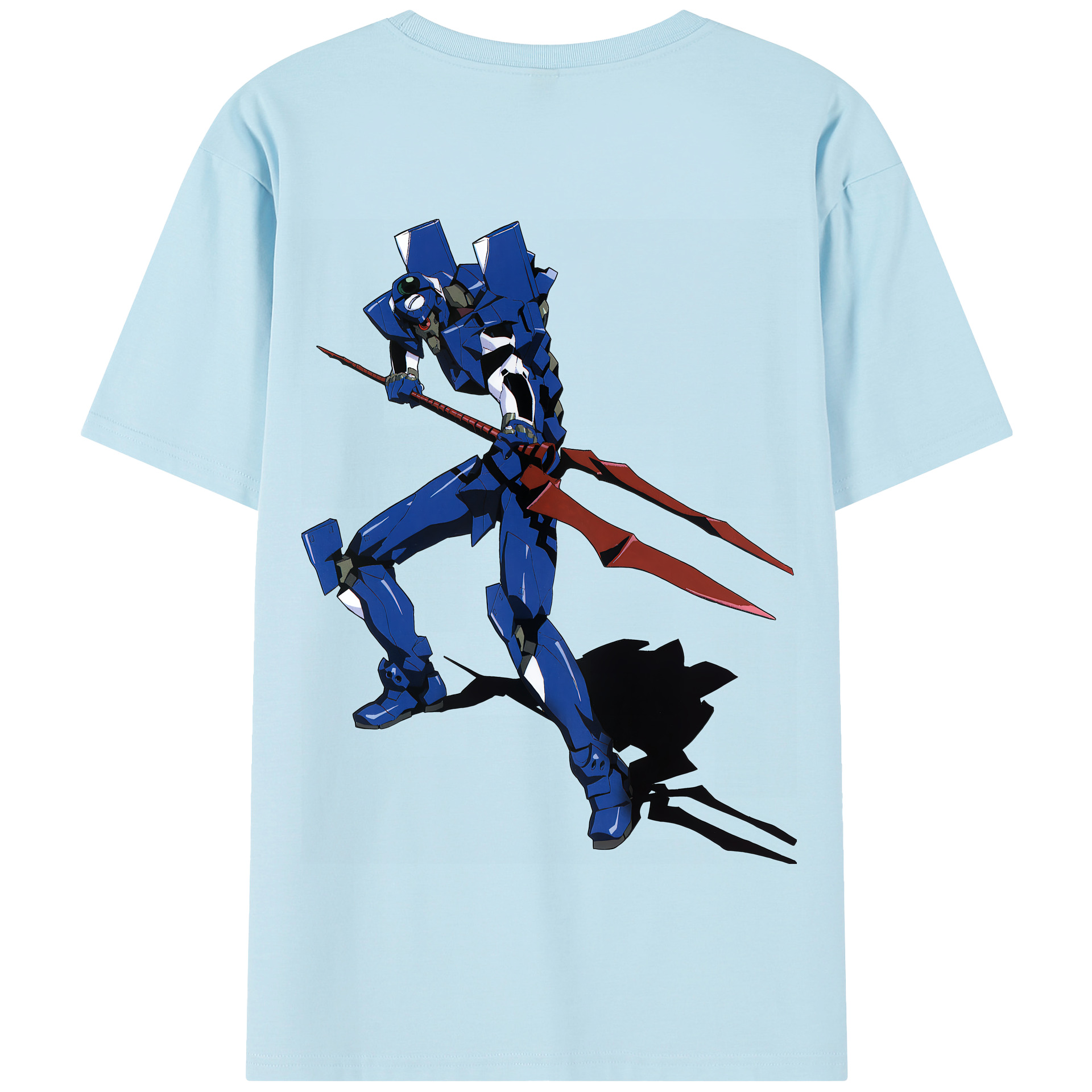 （画像用） EVA 新世紀エヴァンゲリオン 綿100％半袖Tシャツ（背面プリント）